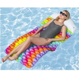 colchoneta arcoiris hinchable 2